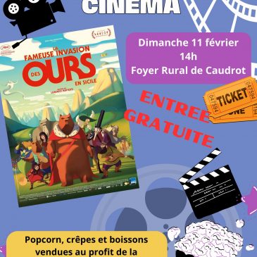 SEANCE CINEMA ENFANTS – Dimanche 11 février